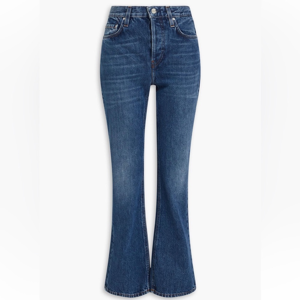 Toteme High Rise Kick Flare Jean